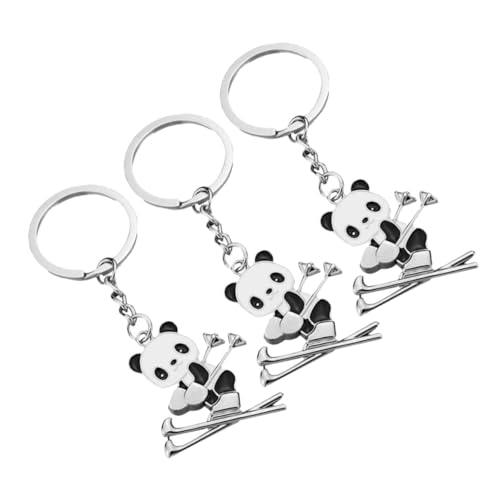 Abaodam 3 Stück Teiliges Panda Schlüsselanhänger Kreativer Skifahrer Anhänger aus Langlebiger Zinklegierung Süße Tiermotiv Schlüsselringe für Taschen Rucksäcke Schlüssel Geschenkidee für Abaodam 3 Stück Teiliges Panda Schlüsselanhänger Kreativer Skifahrer Anhänger aus Langlebiger Zinklegierung Süße Tiermotiv Schlüsselringe für Taschen Rucksäcke Schlüssel Geschenkidee für von Abaodam