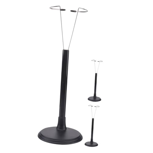 Abaodam 3 Stück Verstellbare Puppenständer Höhenverstellbare Doll Display Halter Schwarz für Figuren und Spielzeugpuppen Stabile Ständerhalterungen für Puppen und Actionfiguren von Abaodam