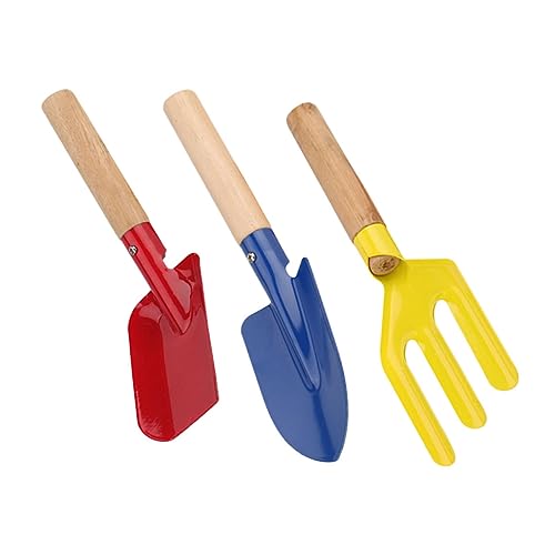 Abaodam 3 Teiliges Gartenwerkzeug Set Mit Holzgriff Kleine Garten Schaufel Umpflanzschaufel Und Schaufel Für Effektives Jäten Und Pflanzenpflege Und von Abaodam