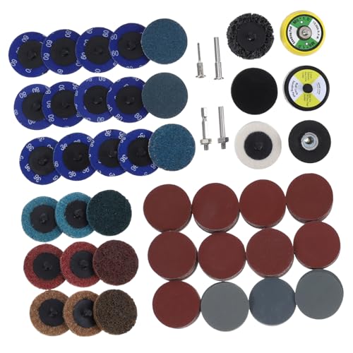 Abaodam 300 Stück Sandkasten Pads Schleifpapier Bohraufsatz Schleifen Streugut Anhang schleifmaschine schleifscheibe Schleifpapier mit hoher Körnung Schleifaufsatz für Bohrmaschine Nylon von Abaodam
