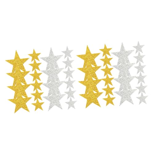 Abaodam 300stücke Sterne Aufkleber Selbstklebende Dekorative Sticker Für Bastelprojekte Party-Dekoration Und Kreative Gestaltung von Abaodam