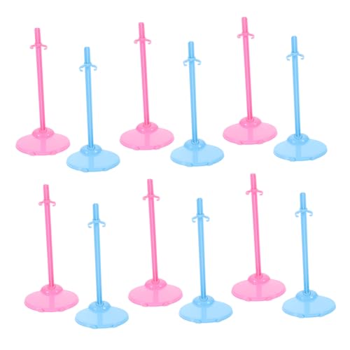 Abaodam 30Stücke Puppenständer mit Clip Fixierung Stabiler Puppenhalter für Standshow für Verschiedene Puppen und Blaue Varianten Langlebig von Abaodam