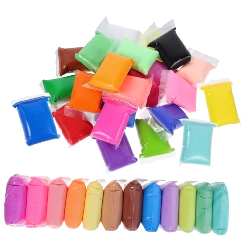 Abaodam 36 Packungen gefärbter Ton funkeln Lufttrockener Ton Bastelsets bündeln Bausätze bastelset basteln für - Kinderknete Kinderspielzeug Modelliermasse Plastik Abaodam 36 Packungen gefärbter Ton funkeln Lufttrockener Ton Bastelsets bündeln Bausätze bastelset basteln für - Kinderknete Kinderspielzeug Modelliermasse Plastik von Abaodam