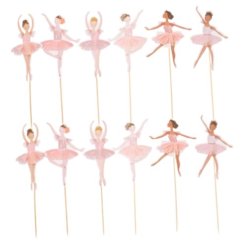 Abaodam 36 Stück Ballerina Cupcake Toppers Rosa Ballett Mädchen Tortendeko mit Ballettschuhen und Tutu für Geburtstagsfeier Shower Party Kuchen Dekoration Vielseitig Einsetzbar Abaodam 36 Stück Ballerina Cupcake Toppers Rosa Ballett Mädchen Tortendeko mit Ballettschuhen und Tutu für Geburtstagsfeier Shower Party Kuchen Dekoration Vielseitig Einsetzbar von Abaodam