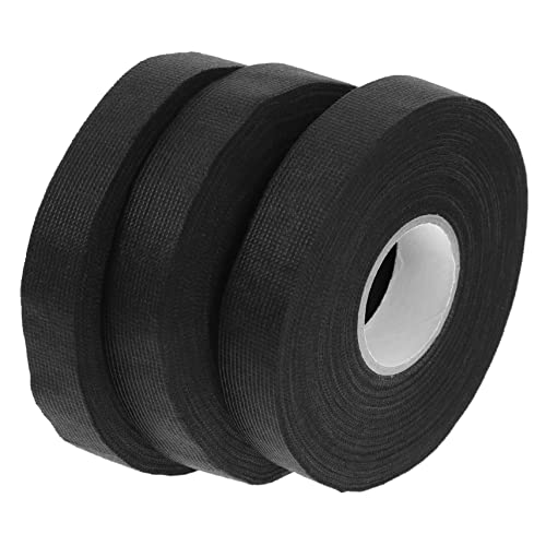 Abaodam 3Rollen Kabelbaum Klebeband Hochtemperaturbeständiges Selbstklebendes Band für Automobile Abriebfest Korrosionsbeständig für Elektropackungen von Abaodam