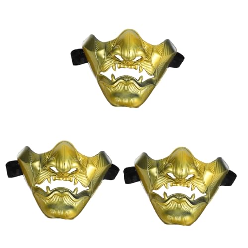 Abaodam 3st Maske Der Weisheit Maskerade-maske Partyzubehör Maske Für Die Party Japanische Cosplay-maske Wiederverwendbare Partymaske Bilden Schmücken Männer Und Frauen Plastik von Abaodam