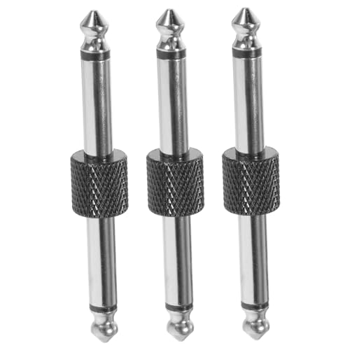 Abaodam 3Stücke Gitarren Patch Adapter Pedal Koppler für Effektanschlüsse Stabiler und Langlebiger für Gitarrenpedalboards für Musiker Unterwegs von Abaodam