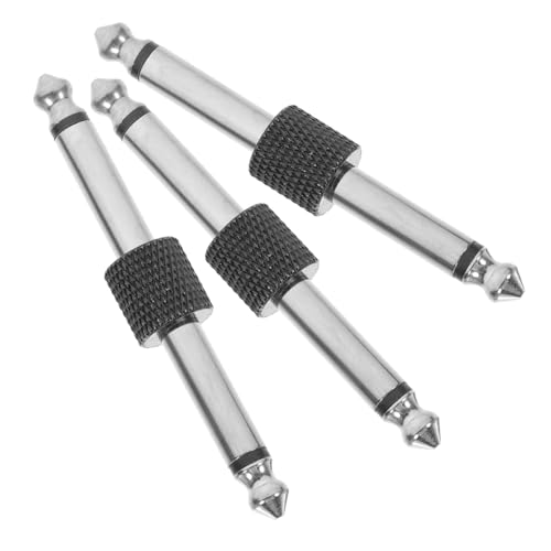 Abaodam 3Stücke Gitarrenpedal Adapter Gerader Stecker für Pedalboards Zuverlässige Verbindung für Klaren ohne Verzerrungen für Musiker und Sound Enthusiasten von Abaodam