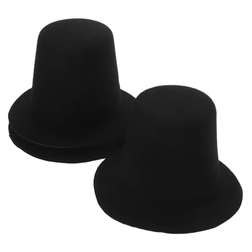Abaodam 3Stücke Mini Puppenhut Niedliche Dekoration für DIY Puppenkostüme Leichtes und Langlebiges Zubehör für Puppen und Plüschtiere Partyzubehör von Abaodam