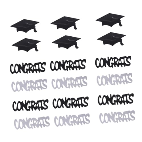 Abaodam 3er-packungen Doktor Hut Ornamente Partyzubehör Mittelstücke Für Den Tisch Grad Kappe Dekorationen Konfetti Requisiten Für Die Abschlussfeier Abaodam 3er-packungen Doktor Hut Ornamente Partyzubehör Mittelstücke Für Den Tisch Grad Kappe Dekorationen Konfetti Requisiten Für Die Abschlussfeier von Abaodam