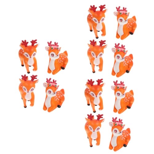 Abaodam 3sets Mikro-landschaftsverzierung Bausatz Desktop-tierdekor Hirsch Cupcake Topper Hirsch Figuren Ornamente Reh Tierstatuen Miniaturen Autodekoration Gnom Pvc 4pcs*3 Abaodam 3sets Mikro-landschaftsverzierung Bausatz Desktop-tierdekor Hirsch Cupcake Topper Hirsch Figuren Ornamente Reh Tierstatuen Miniaturen Autodekoration Gnom Pvc 4pcs*3 von Abaodam