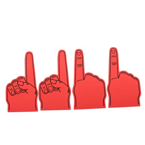 Abaodam 4 Riesige Schaumstofffinger: Cheerleading-finger Aus Eva-schaum Für Sport, , Schulveranstaltungen, Spiele, Mottopartys Abaodam 4 Riesige Schaumstofffinger: Cheerleading-finger Aus Eva-schaum Für Sport, , Schulveranstaltungen, Spiele, Mottopartys von Abaodam