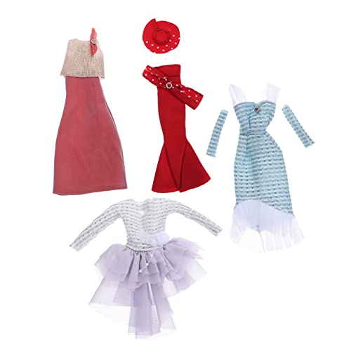 Abaodam 4 Sätze Puppenkleidung Kinderspielzeug Minispielzeug für Kinder Kinderkleidung Minipuppe Puppenkostüm Puppen Kleidung Puppenabendkleid Puppen-Outfit Kostüm für Puppe Plastik Abaodam 4 Sätze Puppenkleidung Kinderspielzeug Minispielzeug für Kinder Kinderkleidung Minipuppe Puppenkostüm Puppen Kleidung Puppenabendkleid Puppen-Outfit Kostüm für Puppe Plastik von Abaodam