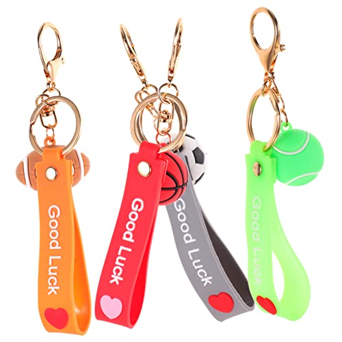Abaodam 4 Stück Fußball Schlüsselanhänger Bälle Fußball Armbänder Netzball Air Tag Schlüsselanhänger Tennis Schlüsselanhänger Fidget Filler Süßigkeiten Und Schlüsselbundringe Abaodam 4 Stück Fußball Schlüsselanhänger Bälle Fußball Armbänder Netzball Air Tag Schlüsselanhänger Tennis Schlüsselanhänger Fidget Filler Süßigkeiten Und Schlüsselbundringe von Abaodam