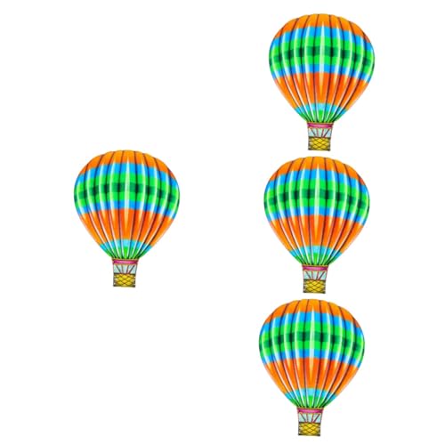 Abaodam 4 Stück Heißluftballon Aus Eisen Minimalistische Wanddekorationen Decoraciones Para Sala De Casa Wanddekorationen Mit Heißluftballons Ballons Wandaufkleber Geschenk Metall Kind von Abaodam