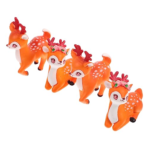 Abaodam 4 Stück Mikro-Landschaftsverzierung Cartoon-Miniatur-Hirschfiguren Tierstatuen Auto- animal figures tooniesfiguren hirsch dekorationen selber basteln PVC-Hirschfiguren Abaodam 4 Stück Mikro-Landschaftsverzierung Cartoon-Miniatur-Hirschfiguren Tierstatuen Auto- animal figures tooniesfiguren hirsch dekorationen selber basteln PVC-Hirschfiguren von Abaodam