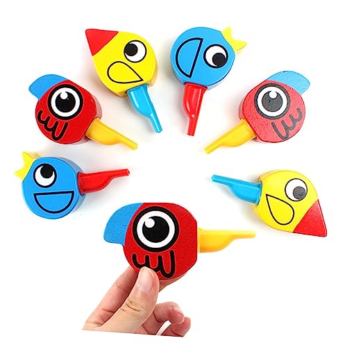 Abaodam 4 Stück Pfeift Kreative Vögel Pfeifen Kinder Pfeifen Holzpfeife Vogel Pfeifen Bambus Spielzeug Karikatur von Abaodam