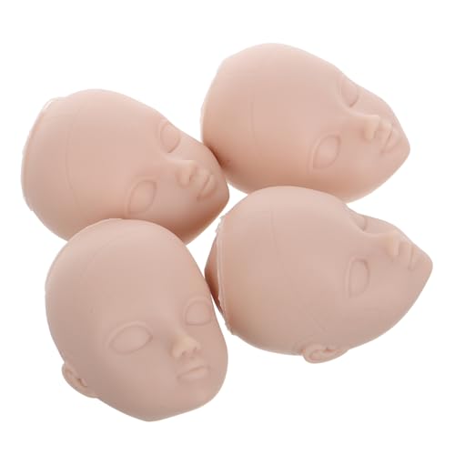 Abaodam 4 Stück Puppenkopf Verkleiden Simulationskopf Für Erwachsene Puppen Haarübungsleiter Make-up Schaufensterpuppe Gesicht Kosmetik Schaufensterpuppe Kopf Puppenteile Beige Plastik Abaodam 4 Stück Puppenkopf Verkleiden Simulationskopf Für Erwachsene Puppen Haarübungsleiter Make-up Schaufensterpuppe Gesicht Kosmetik Schaufensterpuppe Kopf Puppenteile Beige Plastik von Abaodam
