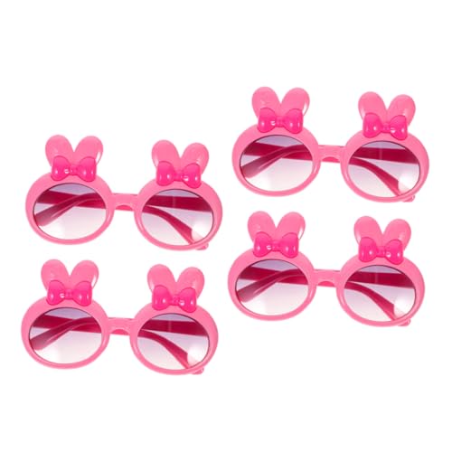 Abaodam 4 Stück Sonnenbrillen mit Uv Schutz Niedliches Design mit Rosa Rahmen und Grauen Gläsern Leicht und Bequem für Geburtstag Party Strand und Fotorequisiten für Mädchen Abaodam 4 Stück Sonnenbrillen mit Uv Schutz Niedliches Design mit Rosa Rahmen und Grauen Gläsern Leicht und Bequem für Geburtstag Party Strand und Fotorequisiten für Mädchen von Abaodam
