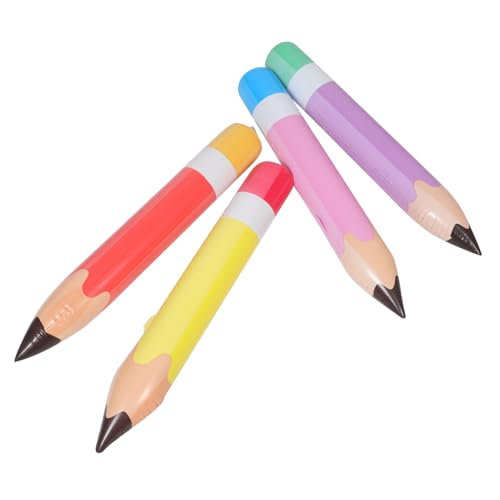 Abaodam 4 Stück Teiliges Aufblasbare Riesen-bleistift-deko aus Leichtem PVC Realistische Jumbo Bleistiftballons für Schulanfang Abschlussfeiern und Klassenzimmerpartys Tragbar und Abaodam 4 Stück Teiliges Aufblasbare Riesen-bleistift-deko aus Leichtem PVC Realistische Jumbo Bleistiftballons für Schulanfang Abschlussfeiern und Klassenzimmerpartys Tragbar und von Abaodam