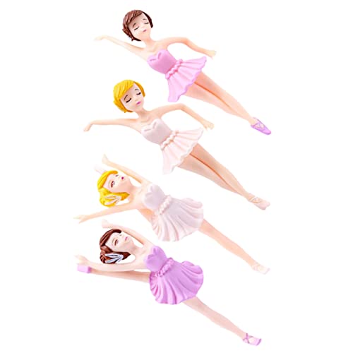 Abaodam 4 Stück Teiliges Ballerina Mädchen Tortendeko Weiß und Bezaubernde Tanzfigur Kuchenornament für Geburtstagsfeier Cupcake Topper Elegante Geburtstagskuchendekoration Abaodam 4 Stück Teiliges Ballerina Mädchen Tortendeko Weiß und Bezaubernde Tanzfigur Kuchenornament für Geburtstagsfeier Cupcake Topper Elegante Geburtstagskuchendekoration von Abaodam