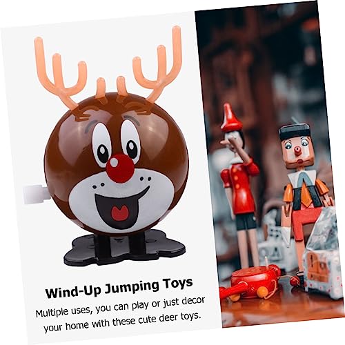 Abaodam 4 Stück Teiliges Weihnachts Aufziehspielzeug Leichte Springende Rentier Figuren aus Metallfeder als Kinderspielzeug und Weihnachtsdeko Geeignet für Ab Jahren Abaodam 4 Stück Teiliges Weihnachts Aufziehspielzeug Leichte Springende Rentier Figuren aus Metallfeder als Kinderspielzeug und Weihnachtsdeko Geeignet für Ab Jahren von Abaodam