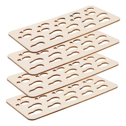 Abaodam Schneeflocken-schablonen-Set mit Weihnachtsmannstiefel-aufdrucken für Holzfenster und Wanddekoration. von Abaodam