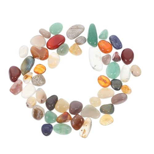 Abaodam 40 Stück Gefüllte Edelsteine Schnapparmbänder Für Trommelsteine Perlen Für Ornament Kits Für Handgefertigter Topf Zur Dekoration Kristalle Zum Basteln Vasenfüller von Abaodam