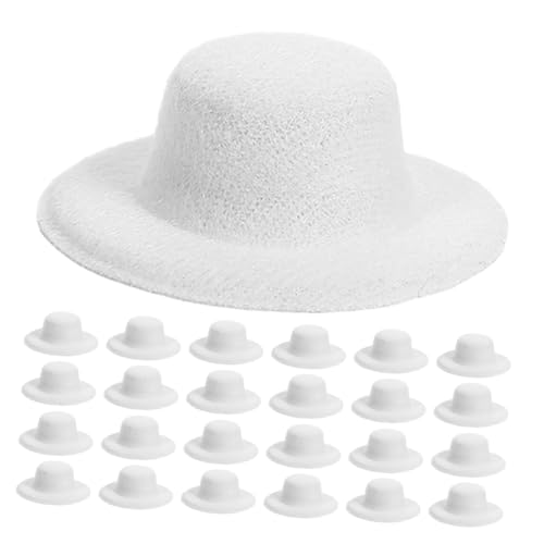 Abaodam 40 Stück Weiße Kleine Puppenhüte Bastelset Blanko DIY Dekoration Party Zubehör Weihnachts Geburtstag Abaodam 40 Stück Weiße Kleine Puppenhüte Bastelset Blanko DIY Dekoration Party Zubehör Weihnachts Geburtstag von Abaodam