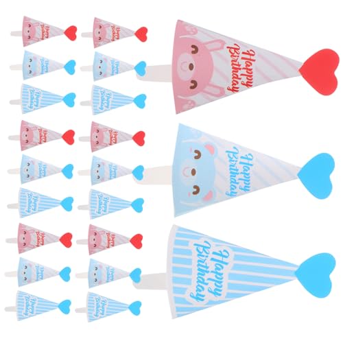 Abaodam 45 Stück Teiliges Cupcake Birthday Toppers Gestreifte Happy Birthday Papier Mini Hüte Bunte Partydekoration für Shower und Kindergeburtstag Niedliche Kuchenstecker Zubehör Abaodam 45 Stück Teiliges Cupcake Birthday Toppers Gestreifte Happy Birthday Papier Mini Hüte Bunte Partydekoration für Shower und Kindergeburtstag Niedliche Kuchenstecker Zubehör von Abaodam