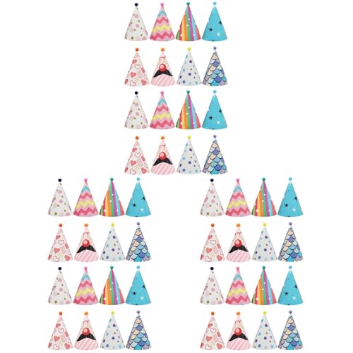 Abaodam 48 Stk Geburtstagshut Lustige Partykegelhüte Regenbogen-geburtstagsfeierhüte Dreieckige Geburtstagshüte -party-kappe Prinzessin Cone Hüte Papier Partybedarf Konisch Kind Abaodam 48 Stk Geburtstagshut Lustige Partykegelhüte Regenbogen-geburtstagsfeierhüte Dreieckige Geburtstagshüte -party-kappe Prinzessin Cone Hüte Papier Partybedarf Konisch Kind von Abaodam