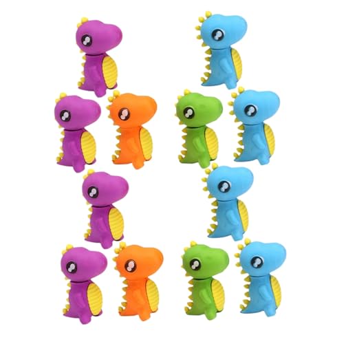 Abaodam 48 Stück Teiliges Cartoon Tier Radiergummis für Weiche Mini Dinosaurier Radiergummis Ergonomische Schulmaterialien für Kunst Hausaufgaben und Kreative Belohnungen von Abaodam
