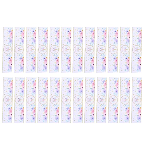 Abaodam 48 Stück Wasserflaschen-Etiketten Party- Flaschenaufkleber Streifenform Rot 2 X 24 Blätter Abaodam 48 Stück Wasserflaschen-Etiketten Party- Flaschenaufkleber Streifenform Rot 2 X 24 Blätter von Abaodam