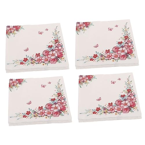 Abaodam 4Bags Blumen-Servietten, Ornamentblumen, Esstischzubehör für Hochzeiten, Partys und Feiertage, sicher, hautfreundlich für verschiedene Feiern Abaodam 4Bags Blumen-Servietten, Ornamentblumen, Esstischzubehör für Hochzeiten, Partys und Feiertage, sicher, hautfreundlich für verschiedene Feiern von Abaodam