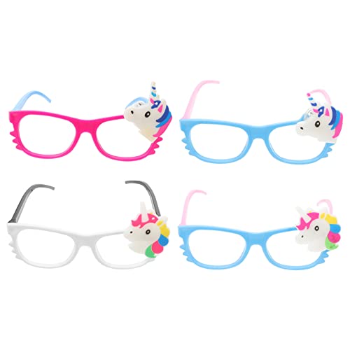 Abaodam 4 Stücke Leuchtende Einhorn Brillen für Kinder Kreative Party Brillen Requisiten Kunststoff Einheitsgröße für Silvester und Tanzpartys Foto Requisiten Abaodam 4 Stücke Leuchtende Einhorn Brillen für Kinder Kreative Party Brillen Requisiten Kunststoff Einheitsgröße für Silvester und Tanzpartys Foto Requisiten von Abaodam