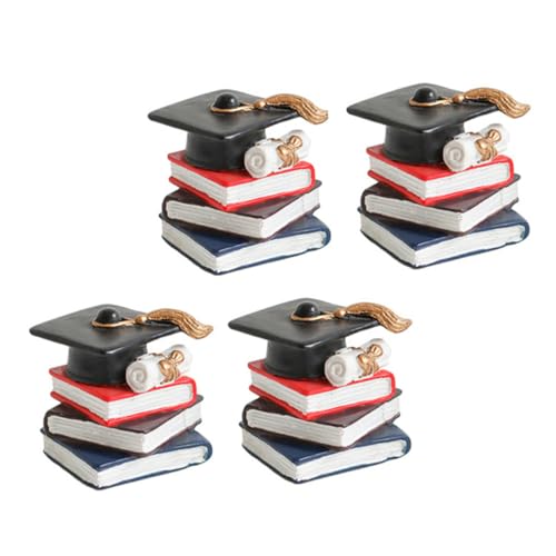 Abaodam 4Stücke Kuchen Topper Buchform Für Abschlussfeiern Und Geburtstagsfeiern Hochwertige Harz Kuchendekoration Kreative Cupcake Ornamente Für Kinderfeste Und Besondere Anlässe Abaodam 4Stücke Kuchen Topper Buchform Für Abschlussfeiern Und Geburtstagsfeiern Hochwertige Harz Kuchendekoration Kreative Cupcake Ornamente Für Kinderfeste Und Besondere Anlässe von Abaodam