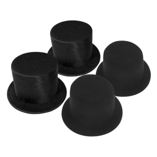 Abaodam 4Stücke Puppenhüte Schneemannmützen Für DIY Bastelprojekte Leichtes Stoffmaterial Für Puppendekorationen Zu Weihnachten Geburtstagsfeiern Und Hochzeiten von Abaodam
