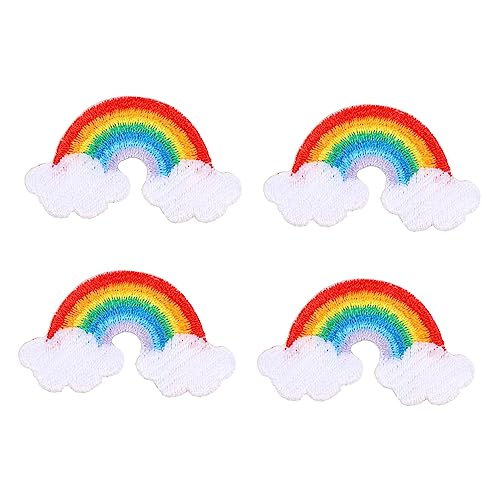 Abaodam 4stücke Regenbogen Patches Selbstklebende Dekorative Aufnäher Für Kleidung Und Accessoires Für Kreative Projekte Und Gestaltung Abaodam 4stücke Regenbogen Patches Selbstklebende Dekorative Aufnäher Für Kleidung Und Accessoires Für Kreative Projekte Und Gestaltung von Abaodam