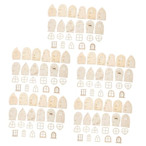 Abaodam 5 Sätze Diy Feenhaus Tür Teiliges Unbemaltes Bastelset Für Türen Für Diy Projekte Für Zimmerdekoration 96 Stück * 5 Abaodam 5 Sätze Diy Feenhaus Tür Teiliges Unbemaltes Bastelset Für Türen Für Diy Projekte Für Zimmerdekoration 96 Stück * 5 von Abaodam