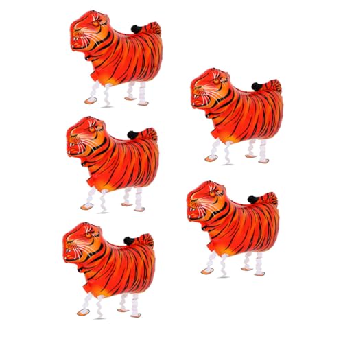 Abaodam Schaffen Sie Eine Festliche Atmosphäre – 5 Cartoon-tiger-luftballons Tier-tiger-design Perfekt Für Kinderpartys Abaodam Schaffen Sie Eine Festliche Atmosphäre – 5 Cartoon-tiger-luftballons Tier-tiger-design Perfekt Für Kinderpartys von Abaodam