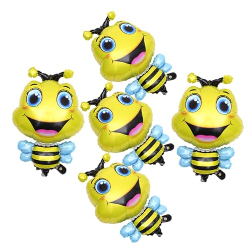Abaodam 5 Stück Große Bienen Folienballons Tierische Party Deko Cartoon Luftballons für Kindergeburtstag und Feiern Stabil und Bruchsicher für und Außendekoration Abaodam 5 Stück Große Bienen Folienballons Tierische Party Deko Cartoon Luftballons für Kindergeburtstag und Feiern Stabil und Bruchsicher für und Außendekoration von Abaodam
