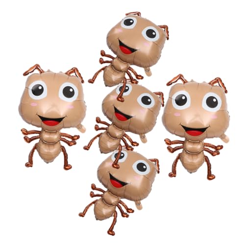 Abaodam 5 Stück Insekten-party-dekoration Tierischer Folienballon Ballons Für Ballontiere Geburtstag Fest Tier Aufblasbar Tierwelt Groß Ameise Luftballons Light Brown Aluminiumfolie Abaodam 5 Stück Insekten-party-dekoration Tierischer Folienballon Ballons Für Ballontiere Geburtstag Fest Tier Aufblasbar Tierwelt Groß Ameise Luftballons Light Brown Aluminiumfolie von Abaodam