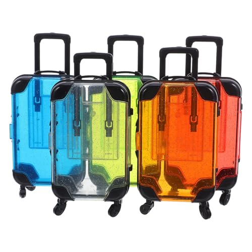Abaodam 5 Stück Mini Koffer Trolley Reiseanzug Mini Koffer Für Kindergepäck Kinderspielzeugbehälter Simulations Trolley Spielkoffer Kindergepäck Abaodam 5 Stück Mini Koffer Trolley Reiseanzug Mini Koffer Für Kindergepäck Kinderspielzeugbehälter Simulations Trolley Spielkoffer Kindergepäck von Abaodam