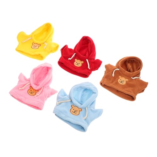 Abaodam 5 Stück Teddybär-Kleidung DIY-spielzeugkleidung Ausgestopfte Bärenkleidung Puppen-Hoodie Plüschpuppenkleidung Plüschtierkleidung Zubehör Tragen Puppenkleidung Tragen Stoff Abaodam 5 Stück Teddybär-Kleidung DIY-spielzeugkleidung Ausgestopfte Bärenkleidung Puppen-Hoodie Plüschpuppenkleidung Plüschtierkleidung Zubehör Tragen Puppenkleidung Tragen Stoff von Abaodam