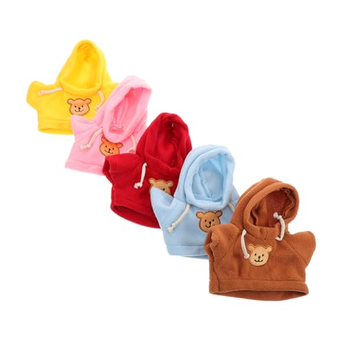 Abaodam 5 Stück Teddybär-Kleidung Puppenkleidung Tragen DIY-spielzeugkleidung Ausgestopfte Bärenkleidung Puppen-Hoodie Plüschtierkleidung Plüschpuppenkleidung Zubehör Tragen Stoff Abaodam 5 Stück Teddybär-Kleidung Puppenkleidung Tragen DIY-spielzeugkleidung Ausgestopfte Bärenkleidung Puppen-Hoodie Plüschtierkleidung Plüschpuppenkleidung Zubehör Tragen Stoff von Abaodam