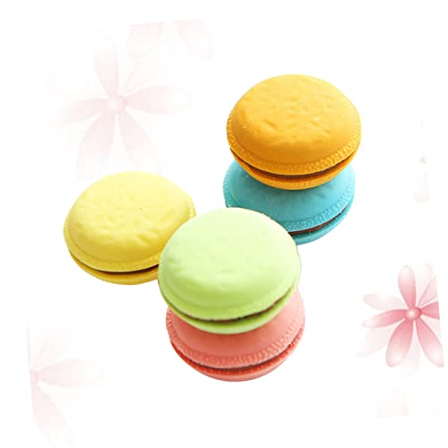 Abaodam 5 Stück Teiliges Macaron Keks Radiergummi Kreative Schul Radiergummis mit Sandwich Keks Design Bunte Geschenke als Belohnung für Schüler und Mädchen Abaodam 5 Stück Teiliges Macaron Keks Radiergummi Kreative Schul Radiergummis mit Sandwich Keks Design Bunte Geschenke als Belohnung für Schüler und Mädchen von Abaodam