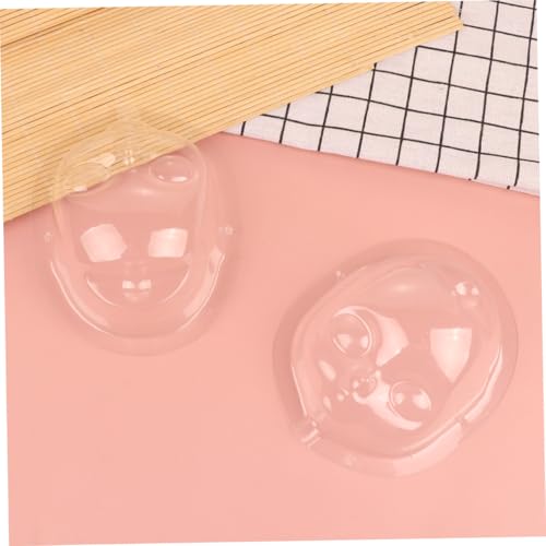 Abaodam 5 Stück Teiliges Transparente Mini Puppen Gesichtsmasken aus Langlebigem Material mit Doppelösen für Einfache Befestigung als DIY Zubehör für Puppen Make Up und Bastelarbeiten Abaodam 5 Stück Teiliges Transparente Mini Puppen Gesichtsmasken aus Langlebigem Material mit Doppelösen für Einfache Befestigung als DIY Zubehör für Puppen Make Up und Bastelarbeiten von Abaodam