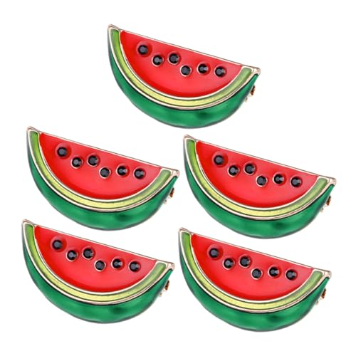 Abaodam 5 Stück Wassermelonen-pin, Legierung, Fruchtförmig, Cartoon-brosche, Anstecknadel Abaodam 5 Stück Wassermelonen-pin, Legierung, Fruchtförmig, Cartoon-brosche, Anstecknadel von Abaodam