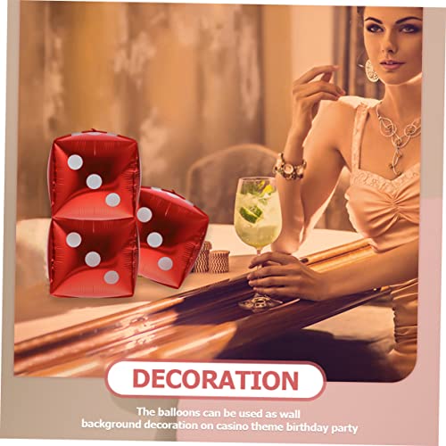 Abaodam 5 Stück Würfel Folienballons Rote Party Deko Aufblasbare Würfel Luftballons Für Mottoparty Las Vegas Geburtstag Hintergrunddekoration Abaodam 5 Stück Würfel Folienballons Rote Party Deko Aufblasbare Würfel Luftballons Für Mottoparty Las Vegas Geburtstag Hintergrunddekoration von Abaodam