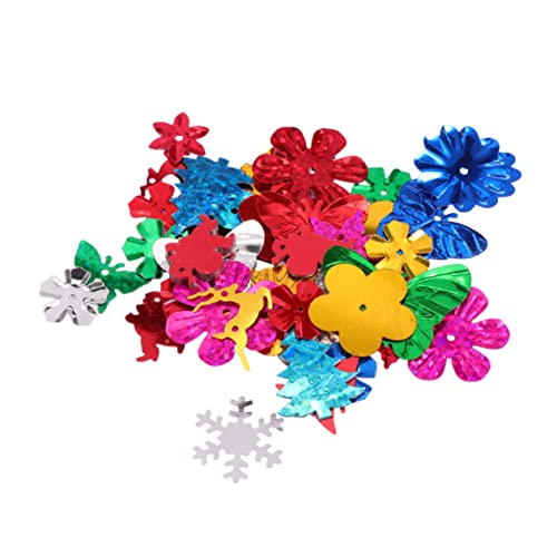 Abaodam 50 G Beutel Mit Mehrfarbigen Glitzer-pailletten Konfetti-pailletten Glitzer-edelsteinen Zum Basteln von Abaodam